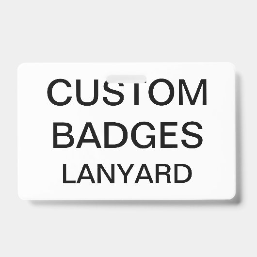 Op maat gemaakte LANYARD ID-BADGE Badge (Voorzijde)