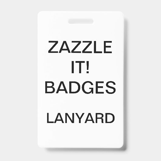 Op maat gemaakte LANYARD PASJE Badge (Voorzijde)