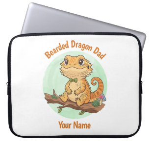 Op maat gemaakte laptophoes voor Baardagame papa Laptop Sleeve