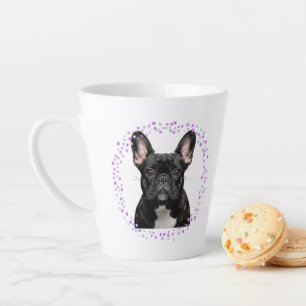 Op maat gemaakte lavendel Franse bulldog mok Foto