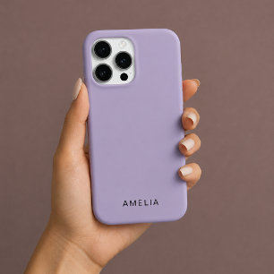 Op maat gemaakte Lavendel Kleur iPhone Hoes 16 Pro Hoesje