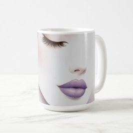 Op maat gemaakte lavendel paarse vrouw Elegante sc Koffiemok