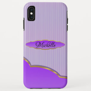 Op maat gemaakte lavendel strepen iPhone XS Max ho Case-Mate iPhone Case