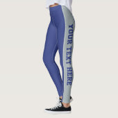 Op maat gemaakte leggings met tekst en kleur (Links)