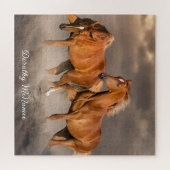 Op maat gemaakte legpuzzel met foto en naam als ca (Horizontaal)