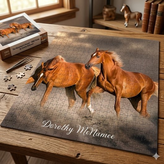 Op maat gemaakte legpuzzel met foto en naam als ca