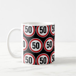 Op maat gemaakte LEUFTIJD 50ste verjaardag Snelhei Koffiemok