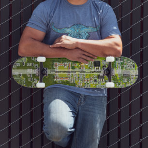 Op maat gemaakte lichtgroene PCB-printplaat voor I Persoonlijk Skateboard