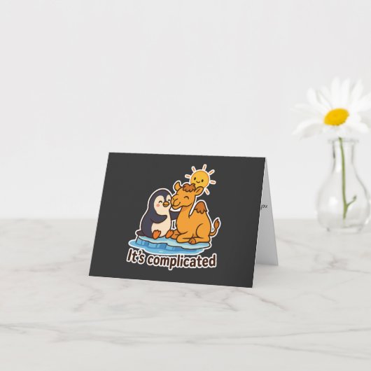 Op maat gemaakte liefdesbrief wenskaart kaart (Kleine Plant)