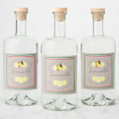 Op Maat Gemaakte Limoncello Italiaanse Driekleurig Likeurfles Etiket (Flessen)