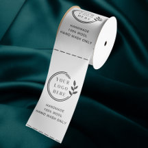 Op maat gemaakte logo kledingverzorgingsetiketten