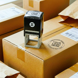 Op maat gemaakte logo-stempel voor dozen (Bedrijfs Zelfinktende Stempel