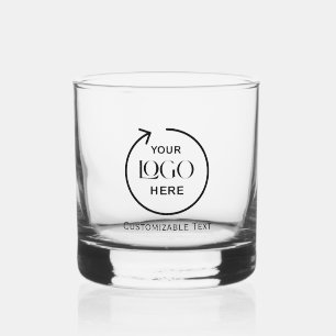 Op maat gemaakte logo & tekst whiskyglas whisky glas