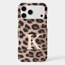 Op maat gemaakte luipaardprint telefoonhoes