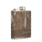 Op maat gemaakte maatkolf voor bijtend houtpatroon heupfles (Rechts)