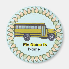Op maat gemaakte magneet voor schoolbus