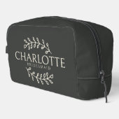 Op maat gemaakte make-uptas voor bruidsfeer cadeau toilettasje (Rechterhoek)