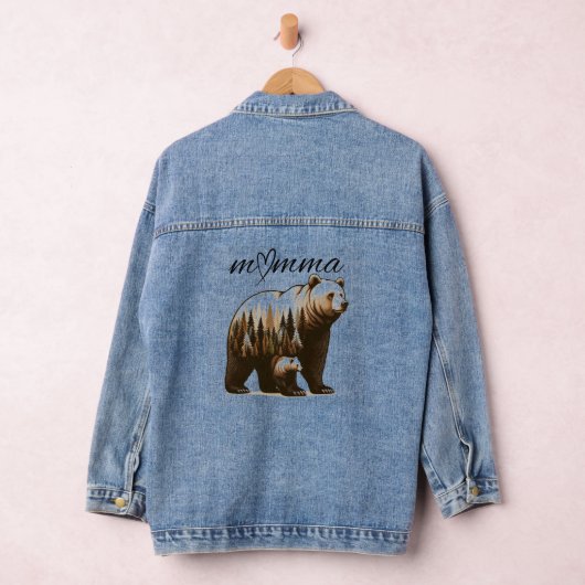 Op maat gemaakte Mam Beer Denim Jacket (Hangar)