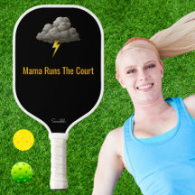 Op maat gemaakte Mama Bestuurt Het Veld Pickleball