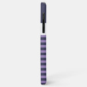 Op maat gemaakte marine donkerblauw wit paars paar Case-Mate iPhone case (Achterkant/links)