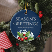 Op maat gemaakte marine makelaar ornament met logo
