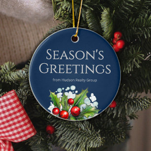 Op maat gemaakte marine makelaar ornament met logo