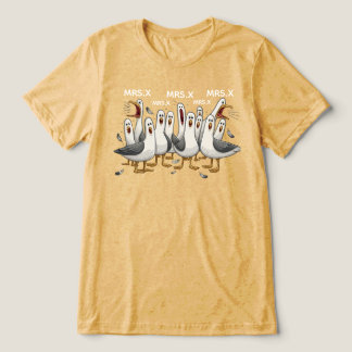 Op maat gemaakte meeuwen leraren T-shirt, Grappig  Tri-Blend Shirt