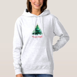 Op maat gemaakte Merry & Bright Dames Hoodie