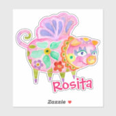 Op maat gemaakte Mexicaanse Alebrije vinyl sticker (Vel)