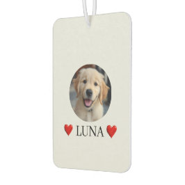 Op maat gemaakte Mijn Hond met Foto & Naam Luchtve Luchtverfrisser