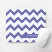 Op maat gemaakte minimale moderne zigzag muismat (Met muis)