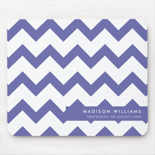 Op maat gemaakte minimale moderne zigzag muismat (Voorkant)