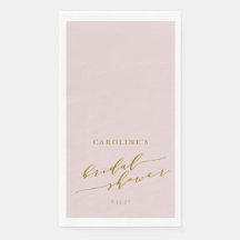 Op maat gemaakte minimalistische elegante roze bru