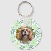 Op maat gemaakte Mintgroene Cavalier King Charles Sleutelhanger (Achterkant)