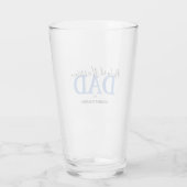 Op maat gemaakte moderne foto bier  glas (Achterkant)