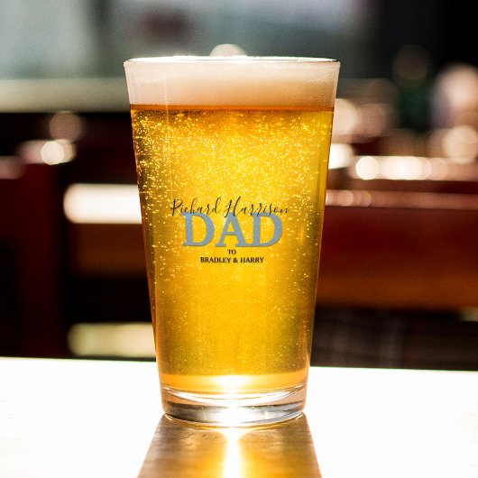 Op maat gemaakte moderne foto bier  glas