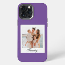 Op maat gemaakte moderne paarse vintage iPhone-hoe