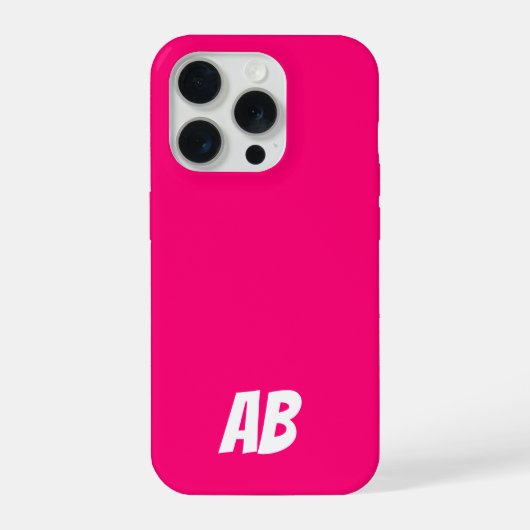Op maat gemaakte moderne stijlvolle naam minimale  iPhone hoesje (Achterkant)
