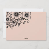 Op maat gemaakte Moederdag cadeau en liefdevolle b Feestdagenkaart (Achterkant)