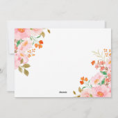 Op maat gemaakte Moederdag cadeau en liefdevolle b Feestdagenkaart (Achterkant)