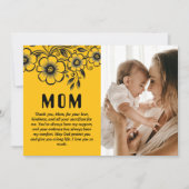 Op maat gemaakte Moederdag cadeau en liefdevolle b Feestdagenkaart (Voorkant)