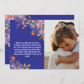 Op maat gemaakte Moederdag cadeau en liefdevolle b Feestdagenkaart (Voorkant / Achterkant)