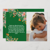 Op maat gemaakte Moederdag cadeau en liefdevolle b Feestdagenkaart (Voorkant / Achterkant)