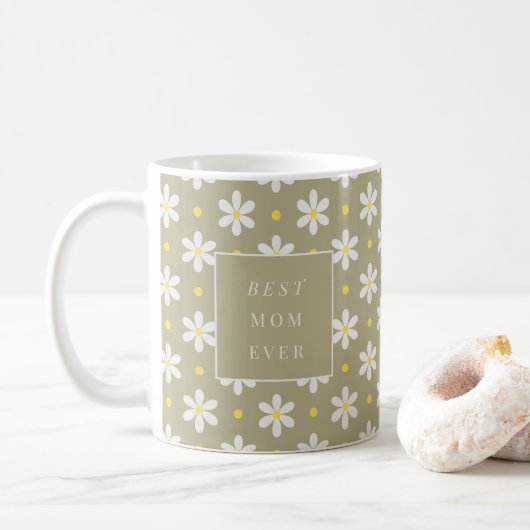 Op maat gemaakte Moederdag cadeau Gepersonaliseerd Koffiemok (Met donut)