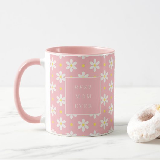 Op maat gemaakte Moederdag cadeau Gepersonaliseerd Mok (Met donut)