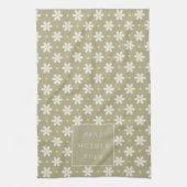 Op maat gemaakte Moederdag cadeau Gepersonaliseerd Theedoek (Verticaal)