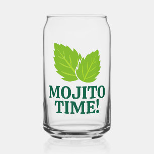 Op maat gemaakte mojito-drankblikje glas voor cock