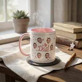Op maat gemaakte mok met babygezicht foto cadeau v