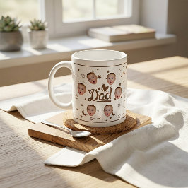 Op maat gemaakte mok met babygezicht foto cadeau v