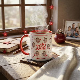Op maat gemaakte mok met babygezicht foto cadeau v